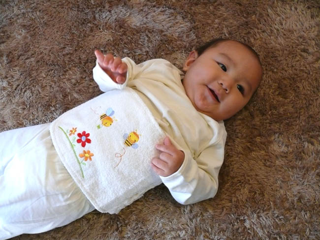 赤ちゃんモデルの画像