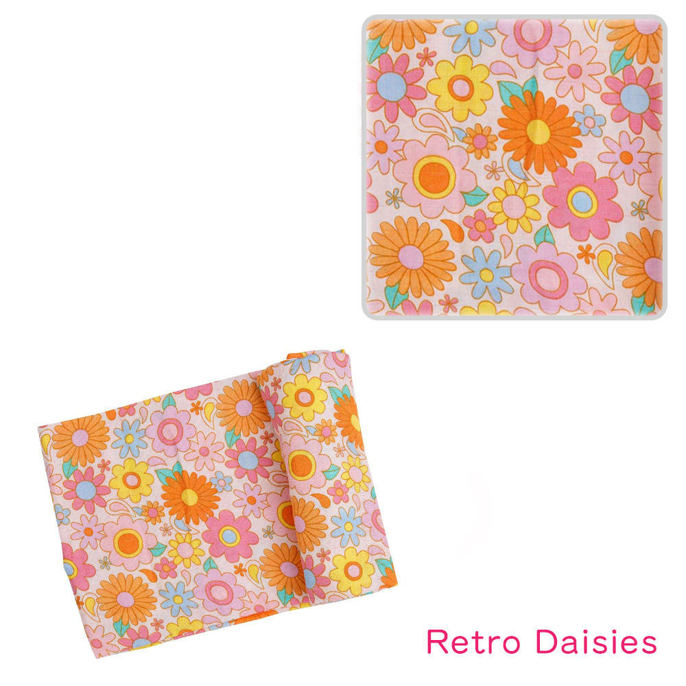retrodaisies レトロデイジー  エンジェルディア モスリンスワドル