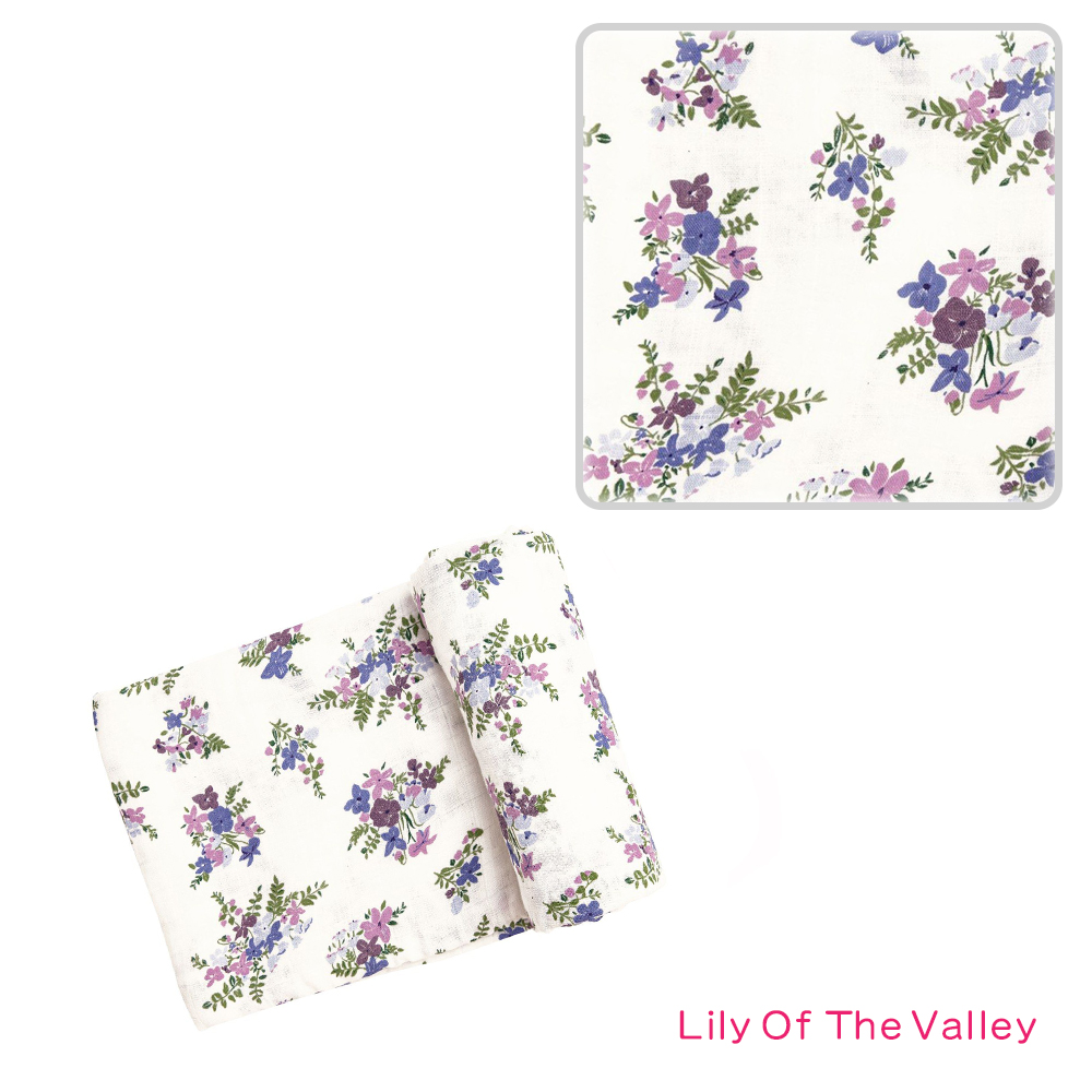 lily of valley スズラン リリーオブザバレー  エンジェルディア モスリンスワドル