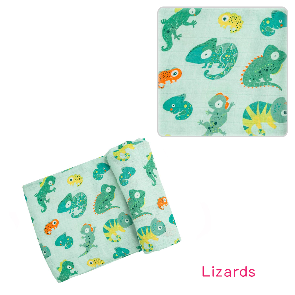 lizards カメレオン ANGELDEAR エンジェルディア モスリンスワドル