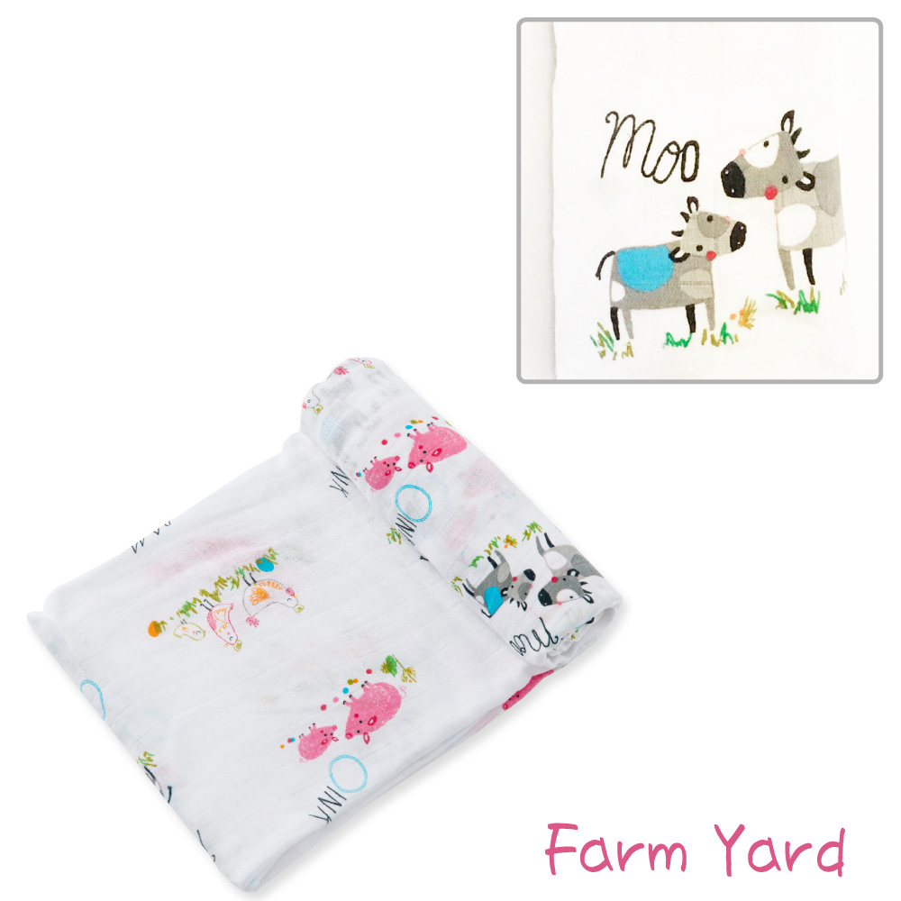 farm yard ファームヤード エンジェルディア モスリンスワドル