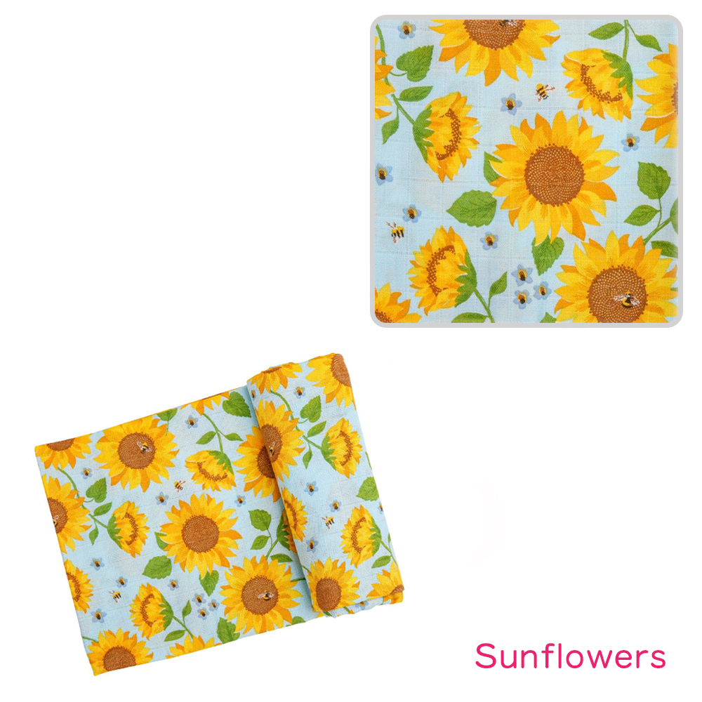 sunfrowers ひまわり サンフラワー エンジェルディア モスリンスワドル